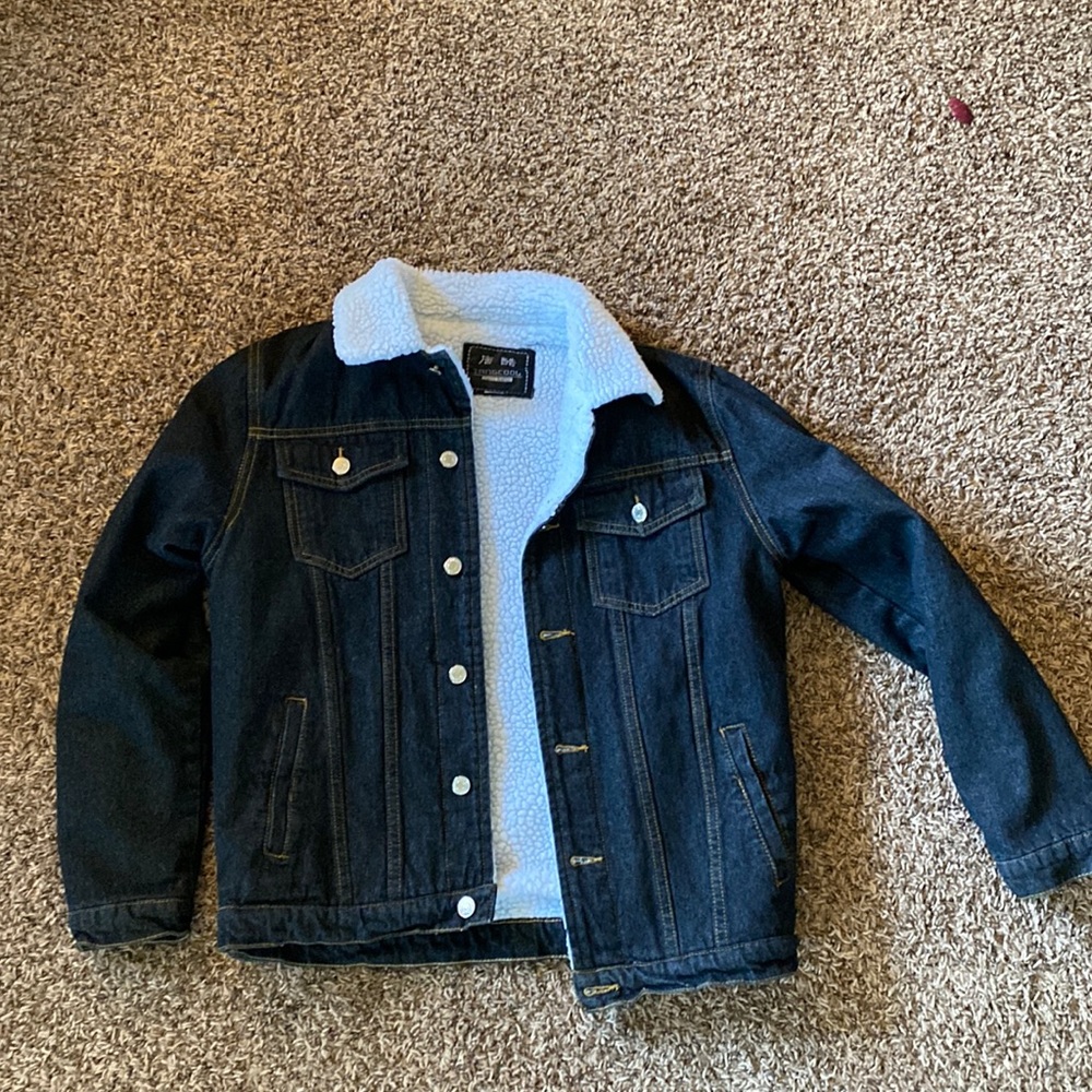 Fleece lined sherpa jacket
